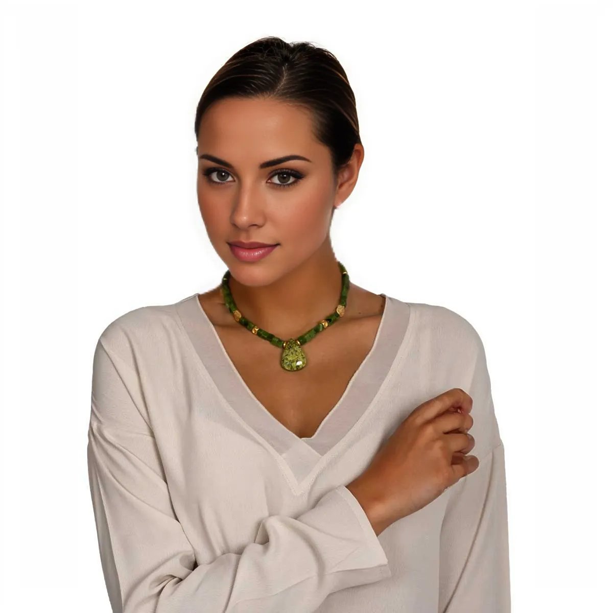 Jade on sale statement necklace