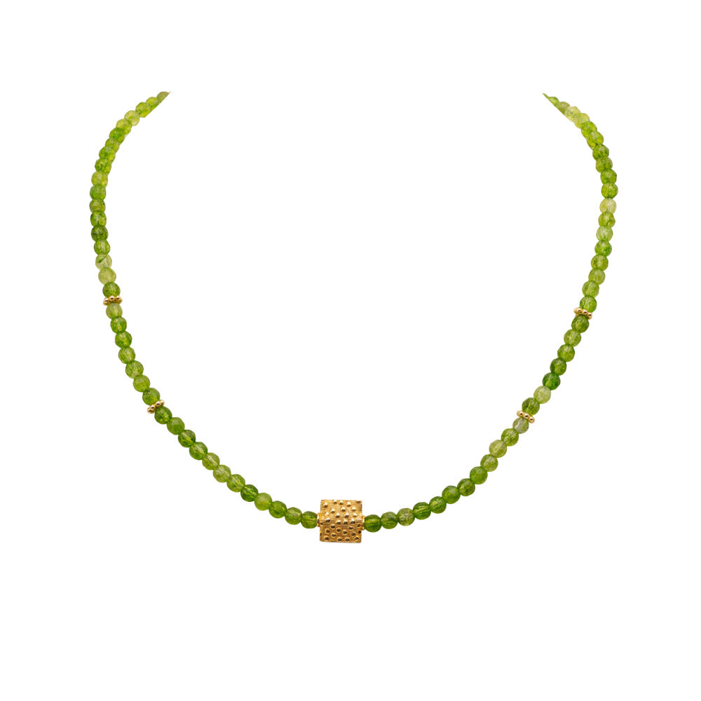 Filigranes Peridot Collier Tiana shirinsehan.com