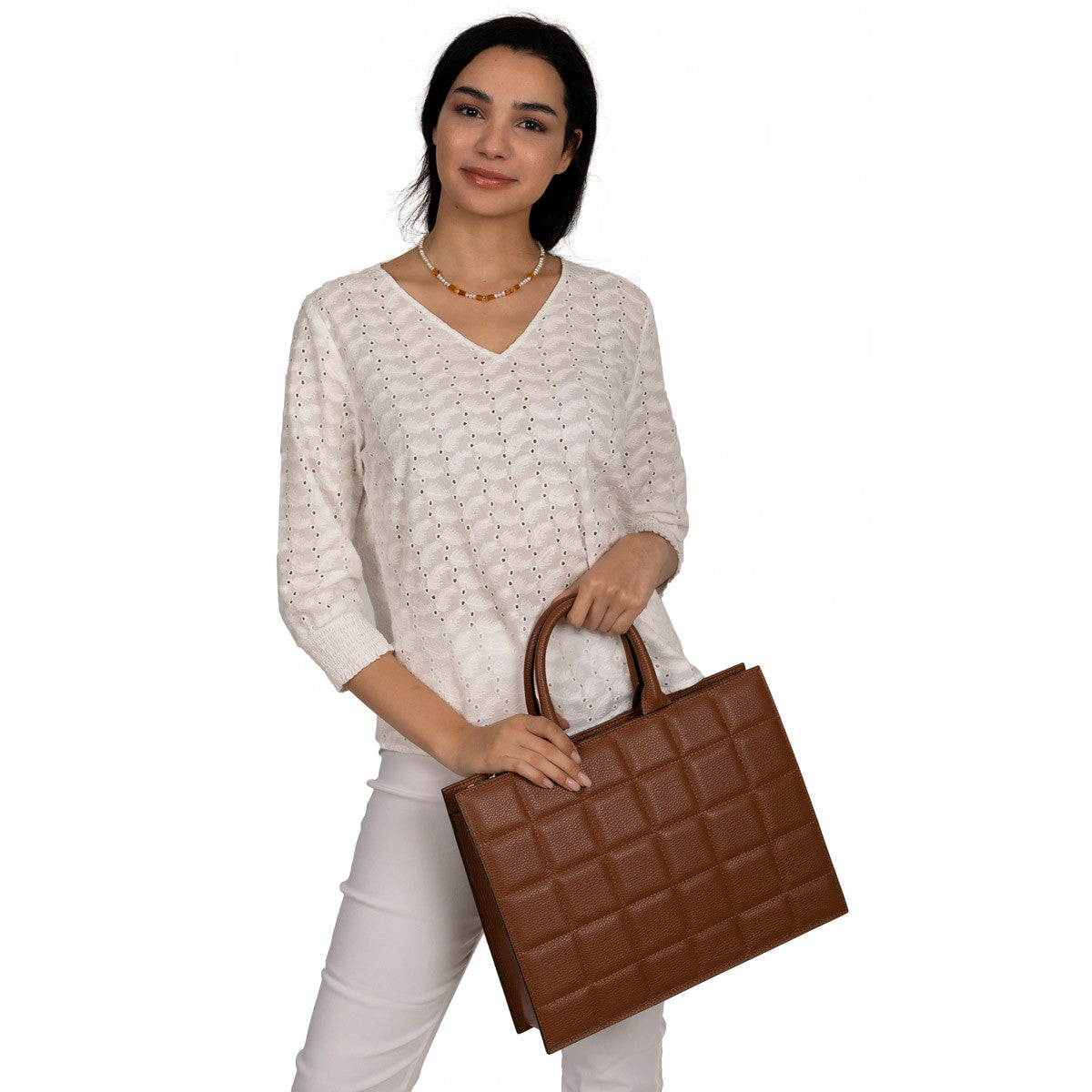 Business Tasche Tiziana Nougat shirinsehan.com